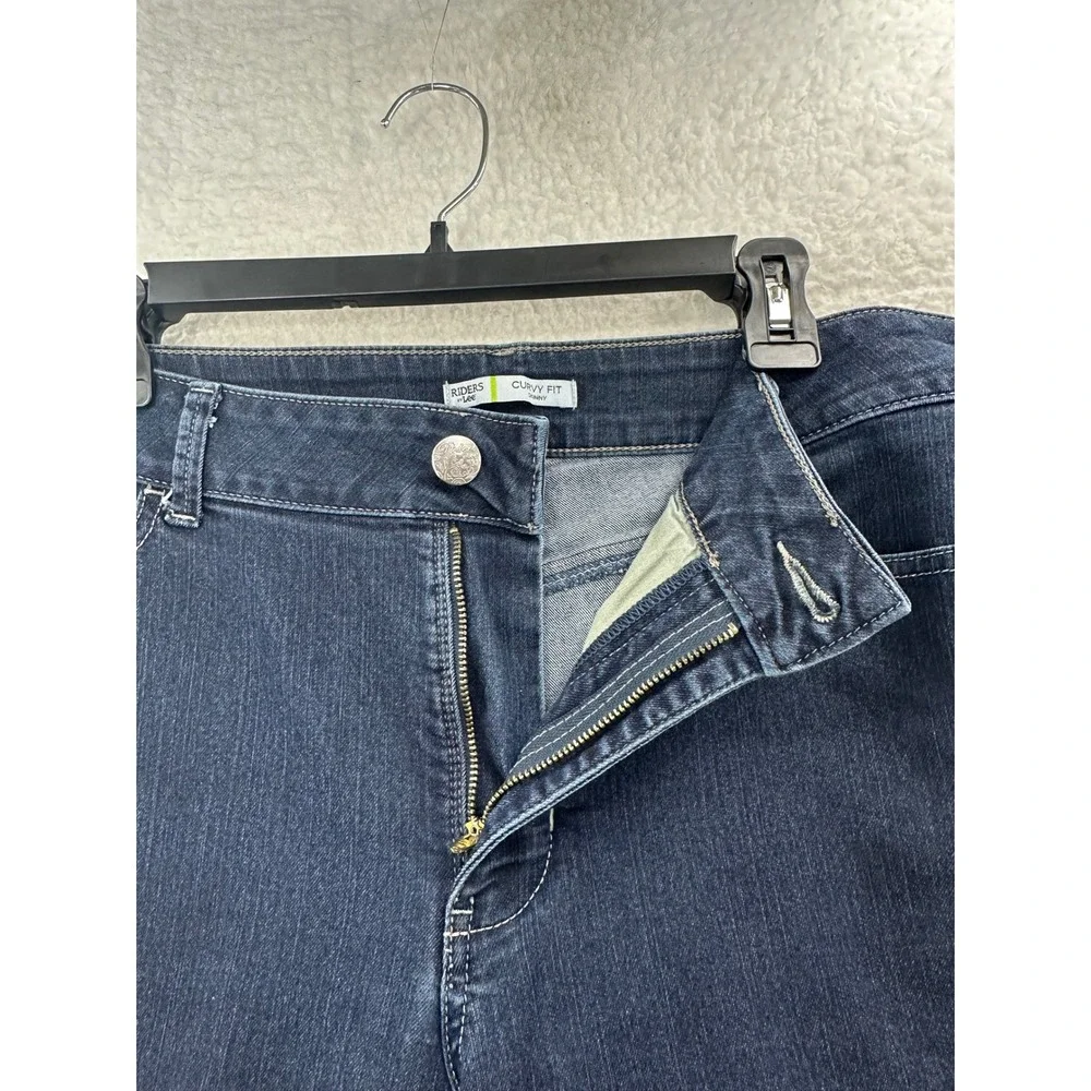 Riders by‎ Lee Curvy Fit Skinny Jeans Dark Wash Women's Size 16 Average